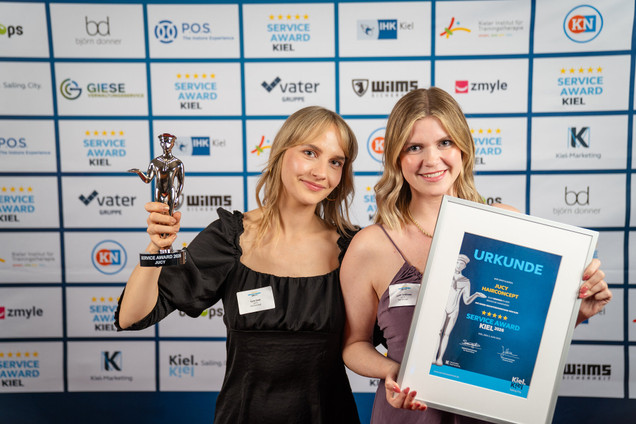 JUCY mit dem Service-Award in der Kategorie Handwerk